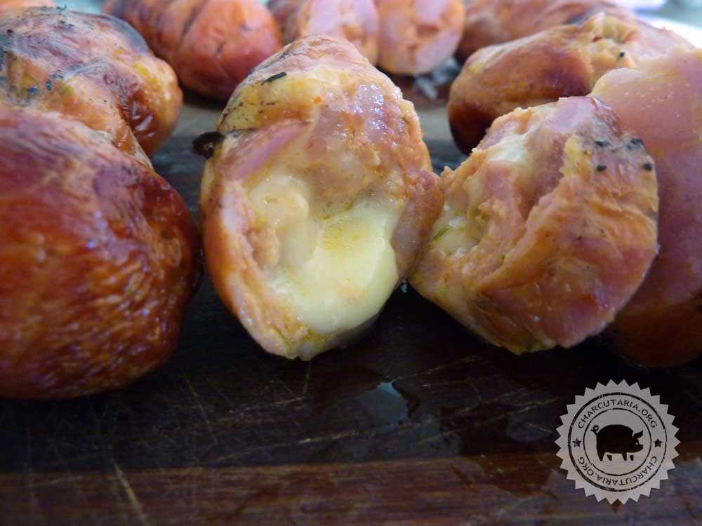 Pork and smoked cheese sausage
