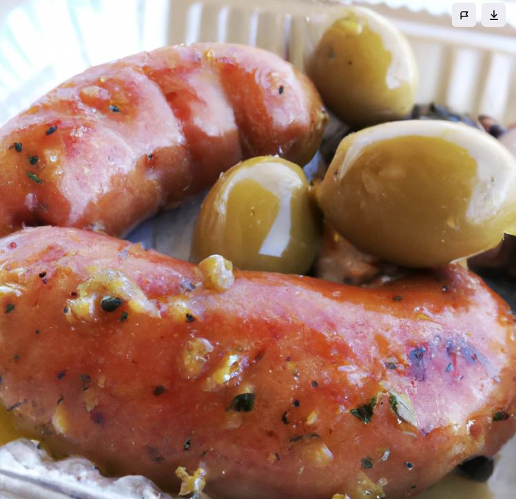 Linguiça com Azeitona