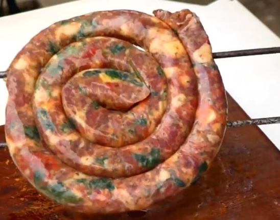 Brazilian campeira sausage