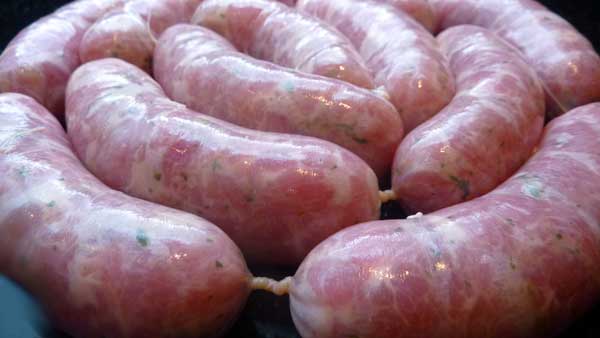 Salchicha de cuello de cerdo