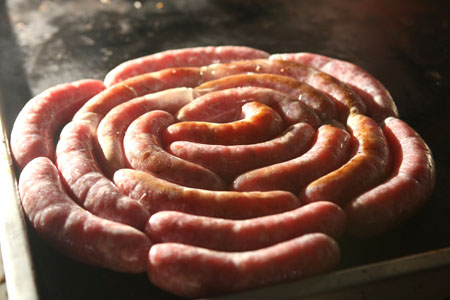 Pork ham sausage