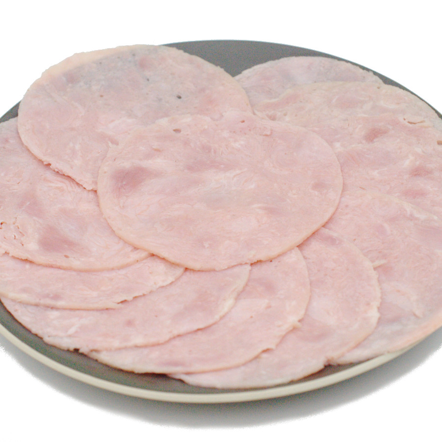 Jamón cocido con aceitunas negras