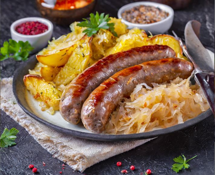 Bratwurst de vitela